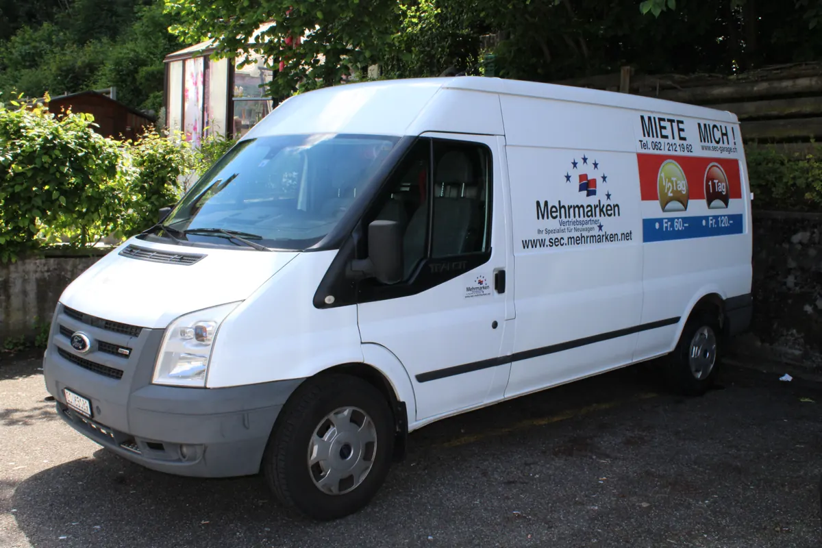 Miet-Transporter der SEC-Garage